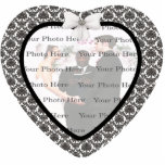 Damask Elegance Wedding Photo Frame Photo Cutout