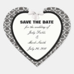 Damask Elegance Wedding Save The Date Stickers