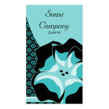 Damask Floral Breeze (Cotton Candy) Business Card Templates
