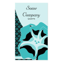 Damask Floral Breeze (Cotton Candy) Business Cards