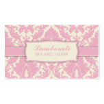 Damask Floral Pattern Elegant Fashion Designer Business Cards