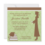 Damask Graduation Invitation