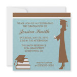 Damask Graduation Invitation