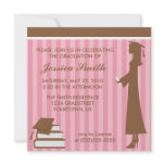 Damask Graduation Invitation