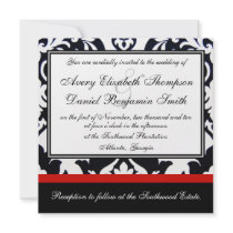 Damask Invitation