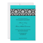 Damask invitations