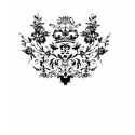 Damask Logo Black on Black t-shirts