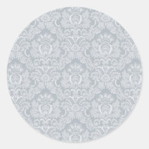Damask Lt Grey Sticker