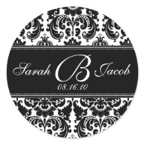 Damask Monogram Sticker- Customise it!