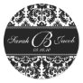 Damask Monogram Sticker- Customise it!