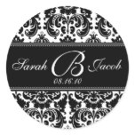 Damask Monogram Sticker- Customise it!