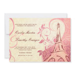 Damask Parisienne - Honeysuckle & Ivory Wedding invitations