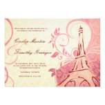 Damask Parisienne - Honeysuckle & Ivory Wedding Personalized Announcements