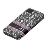 Damask Pattern with Monogram casemate cases