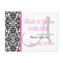 Damask Response Postcard