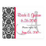 Damask Response Postcard