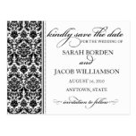 Damask Save the Date Card- Customise it! Post Cards