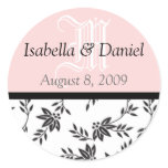 Damask Stickers Monograms Gifts Seals
