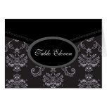 Damask Table Seating Cards | E1