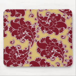 Damask vintage paisley wallpaper floral pattern mousepads