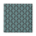 Damask vintage wallpaper chandelier pattern magnets