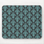 Damask vintage wallpaper chandelier pattern mousepads