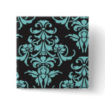 Damask vintage wallpaper pattern buttons