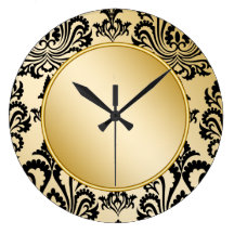 Damask Wall Clocks