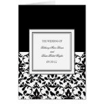 Damask Wedding Ceremony Programs cards