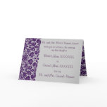 Damask Wedding Invitation-Choose BackGround cards