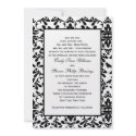 Damask Wedding Invitation Template