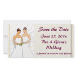 Damask White WEDDING Save-the-Date photo cards