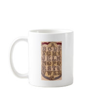 Dame Wonder's Amusing Alphabet Coffee Mugs