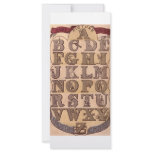 Dame Wonder's Amusing Alphabet Personalized Rack Card