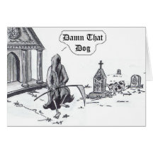 Damn-that-dog-GREETING CARD