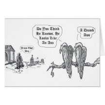 Damn-that-dog-zazzle, birds eye view cards