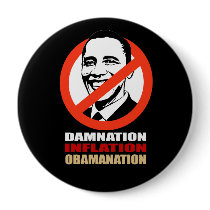 DAMNATION. INFLATION. OBAMANATION PINS