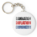 DAMNATION, INFLATION, OBAMANATION Faded.png Key Chain