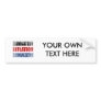 DAMNATION, INFLATION, OBAMANIZATION - Copy Faded.p Bumper Sticker