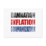 DAMNATION, INFLATION, OBAMANIZATION - Copy Faded.p Postcards