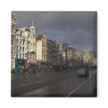 Damrak, Amsterdam Refrigerator Magnet