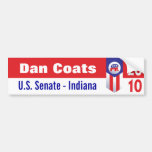 Dan Coats U.S. Senate Indiana Bumper Sticker