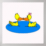 Dan & Din Duck posters