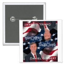 Dan Gilbert For President Square Button