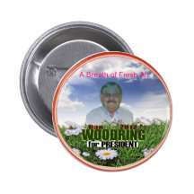 Dan Woodring for President 2012 Pinback Buttons