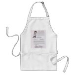 Dana Andrews Actor Vintage Coffee Recipe Apron