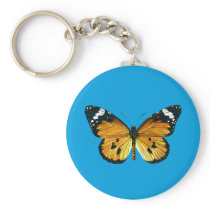 Danaus chrysippus butterfly keychains