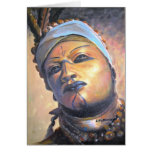 Dançarino africano - by LEOMARIANO artist Cartões