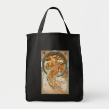 Dance (1898), Alphonse Mucha Fine Art Nouveau Bag