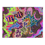 "Dance" Abstract Postcards